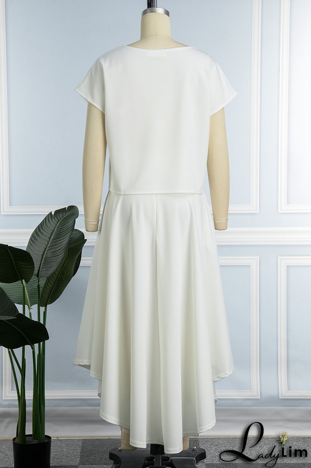 Red Casual Solid Bandage Patchwork O Neck Short Sleeve Two Pieces