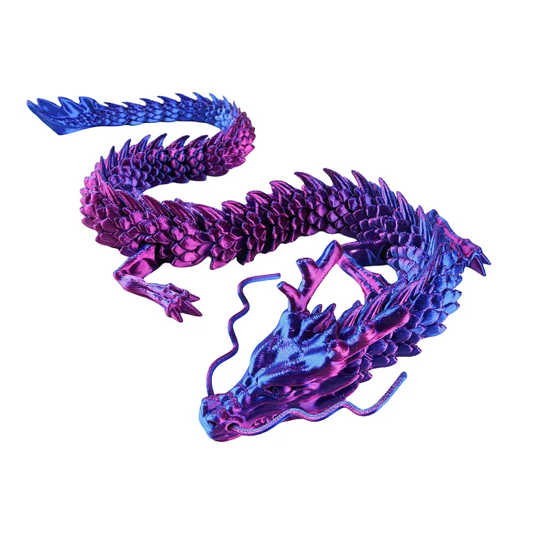 3D Printed Dragon Dragon Model Figure Joints Movable 17.72 Inches for Boys Girls