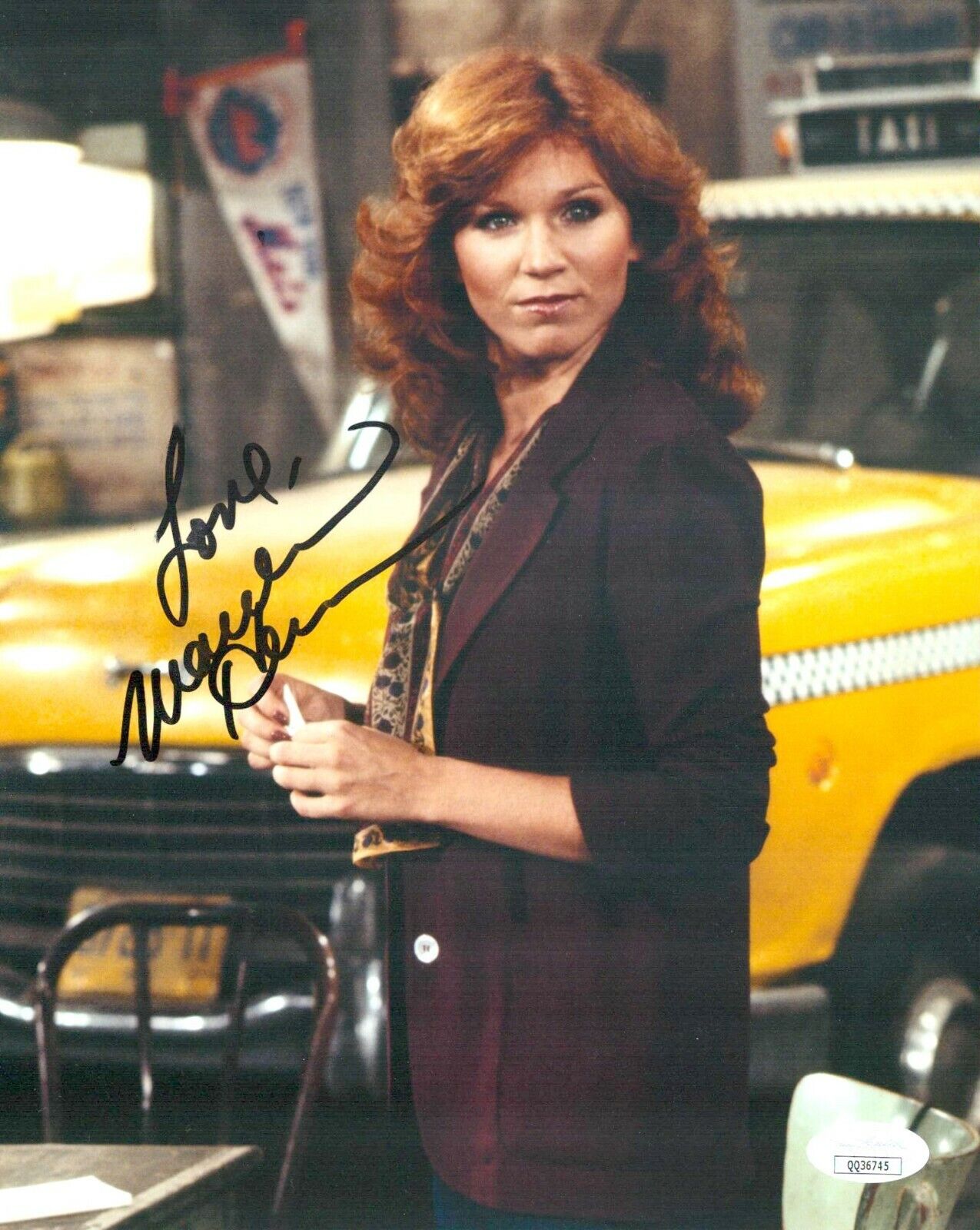 MARILU HENNER Signed 8x10 TAXI Photo Poster painting Authentic Autograph JSA COA Cert