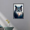 (40*60cm)Owl - Round AB Drill Diamond Painting