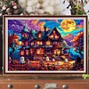 (60*40cm)Halloween Horror Night  - Full Round Drill Diamond Painting