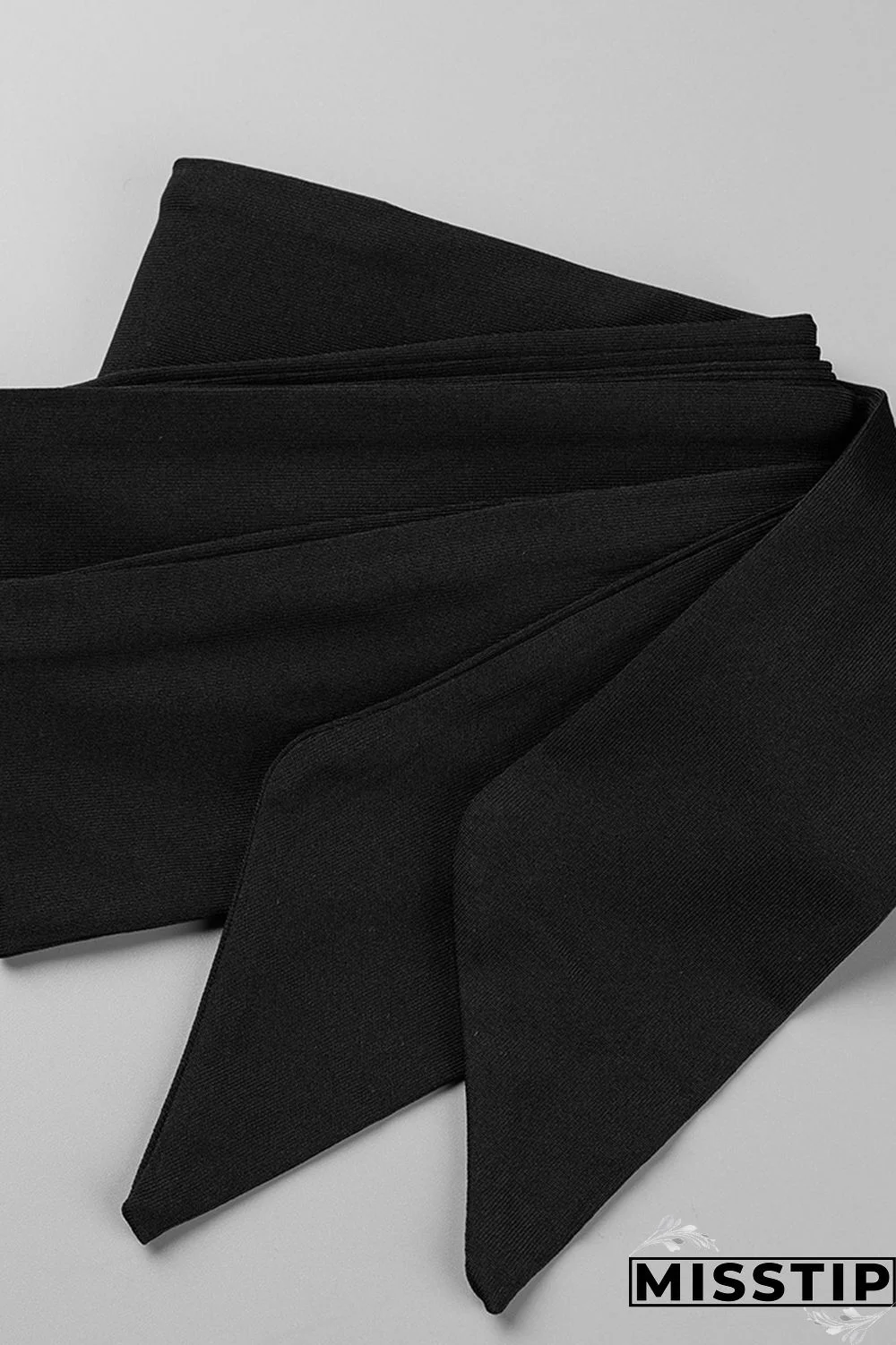 Black Fashion Casual Solid Patchwork Off the Shoulder Long Sleeve Dresses