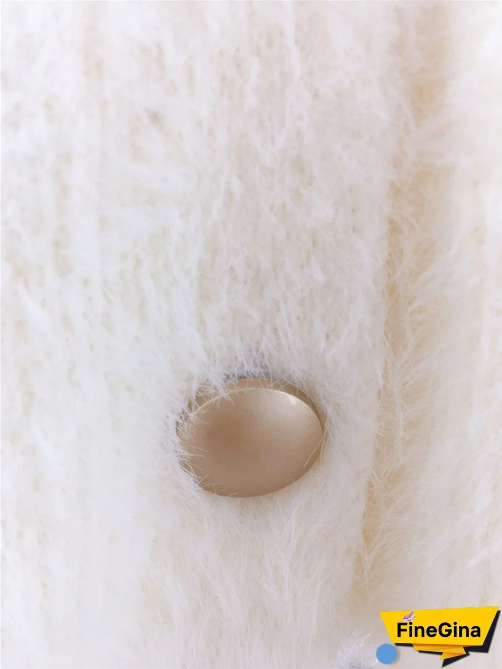 Solid Color Button V-Neck Sweater