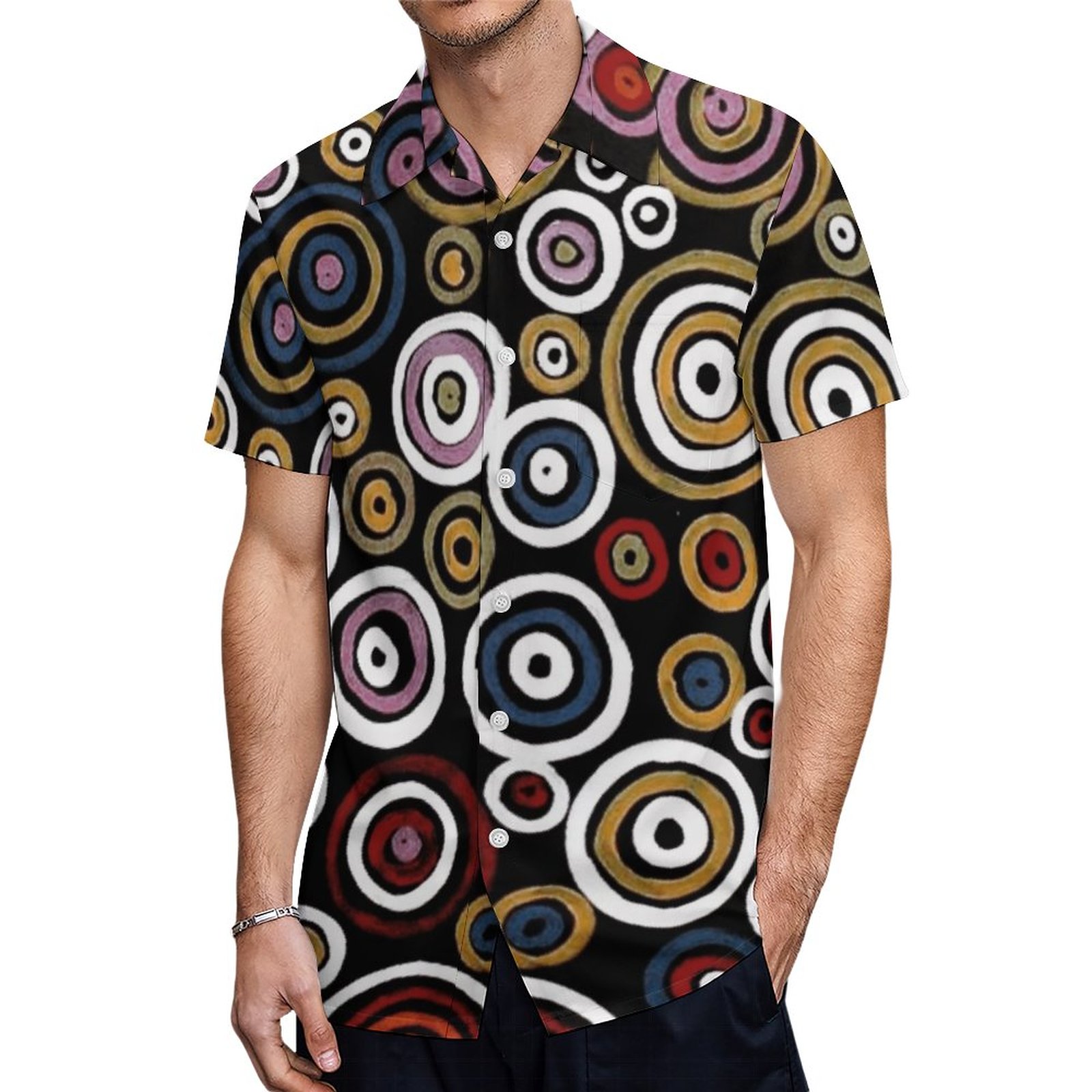 Soakage By Australian Aboriginal Artists Hawaiian Shirt Mens Button Down Plus Size Tropical Hawaii Beach Shirts