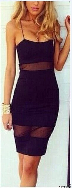 Halter Sexy Solid Color Bodycon Dress