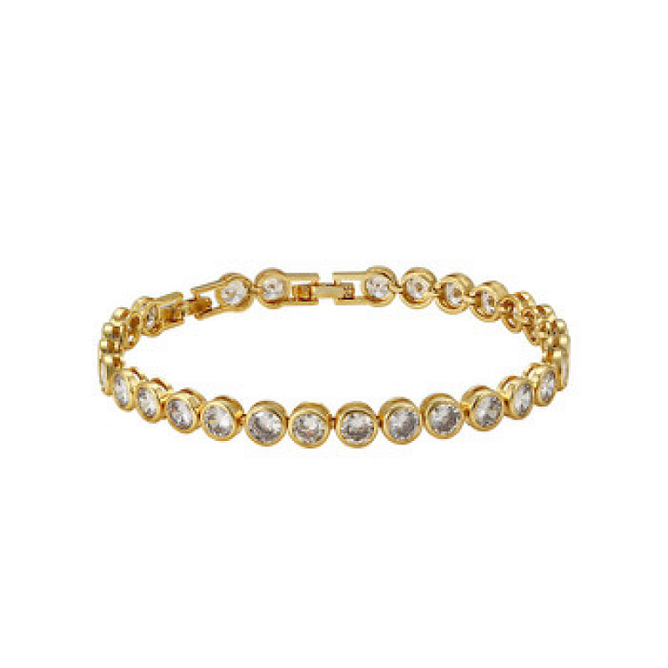 Vintage Luxury Elegant Simple Exquisite Zircon Women Bracelet
