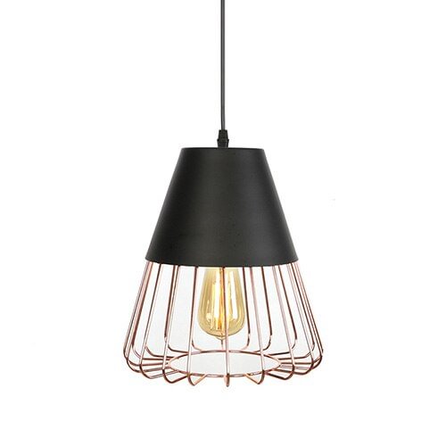 American Creative Simple Pendant Light E27 LED Rose Gold Hanging Lamp For Living Room Bedroom Study Hotel Restaurant Cafe Store