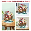 (US Local)Santa Claus & Boat DIY Table Top Diamond Painting Ornament Kits