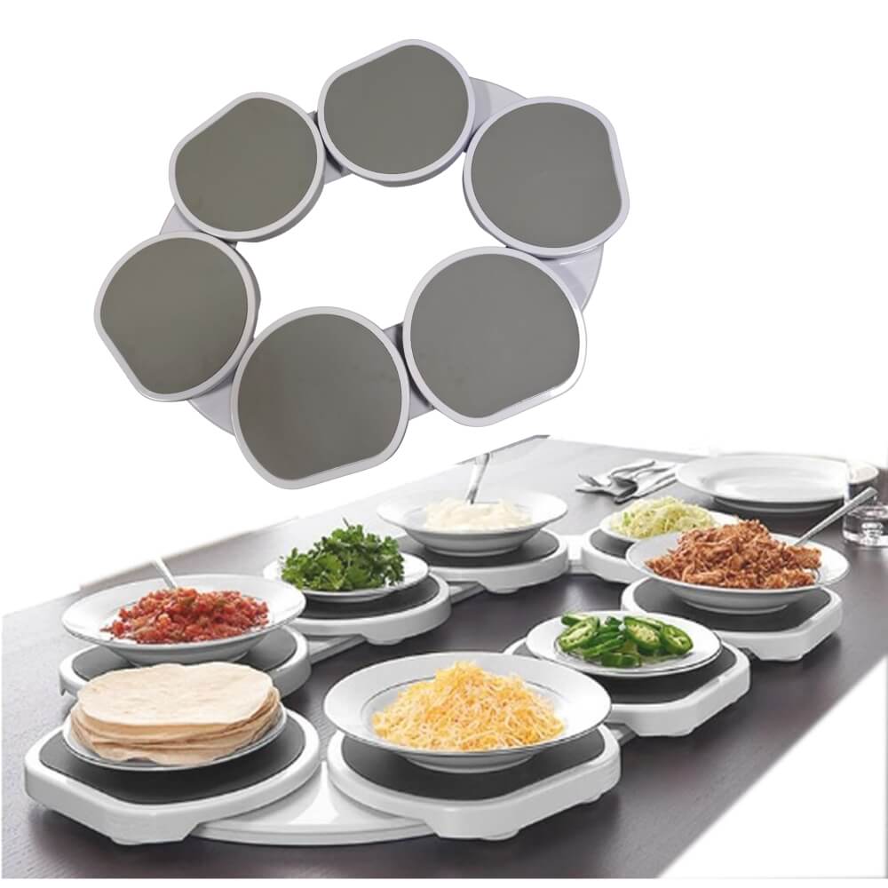 Rotating Expandable Food Table