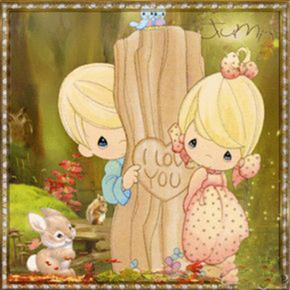 

Cartoon Little Girl - Round Drill Diamond Painting - 40*40CM, 501 Original