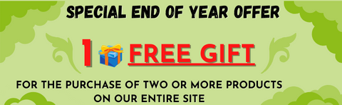 Enjoy our Special End of Year Offer...  🎁 1 FREE GIFT (Value £19,90) for the purchase of 2 or more products on the entire website.   Get yours!