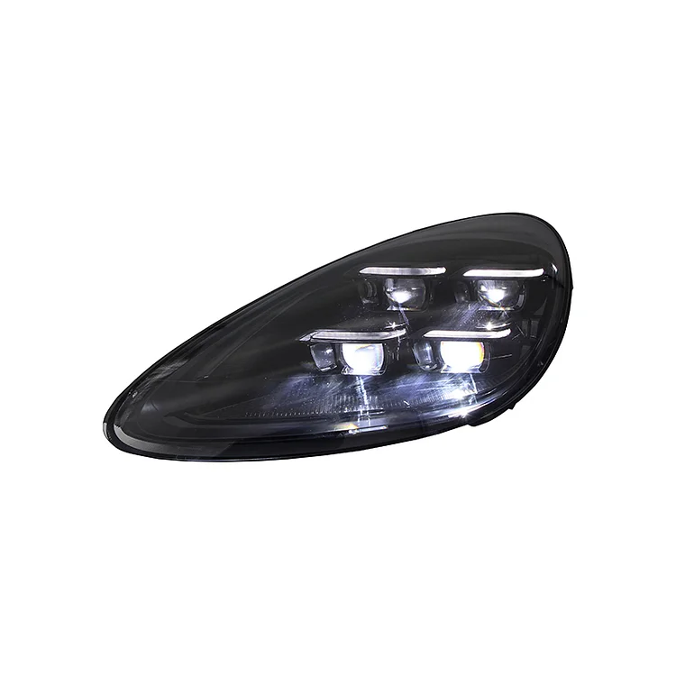 Upgrade to 2024 Full LED Headlamp Headlight assembly for Porsche Cayenne 2011-2014 958.1 LED Head light Head lamp plug and play ITN Auto