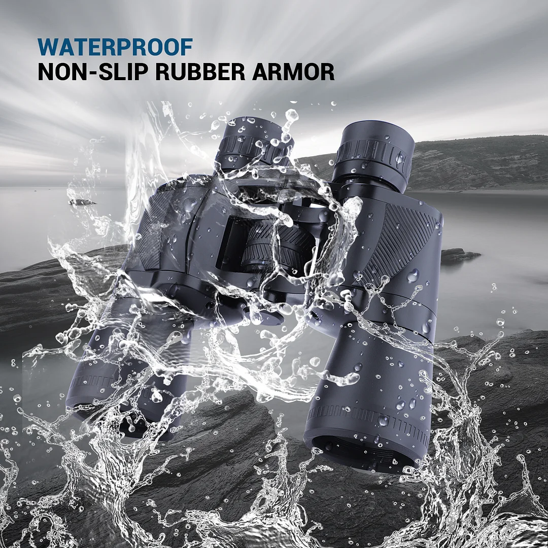 BEBANG 10x50 High Power Binoculars for Kids and Adults ,with Phone Adapter, Multilayer-Coated Lenses for Bird Watching