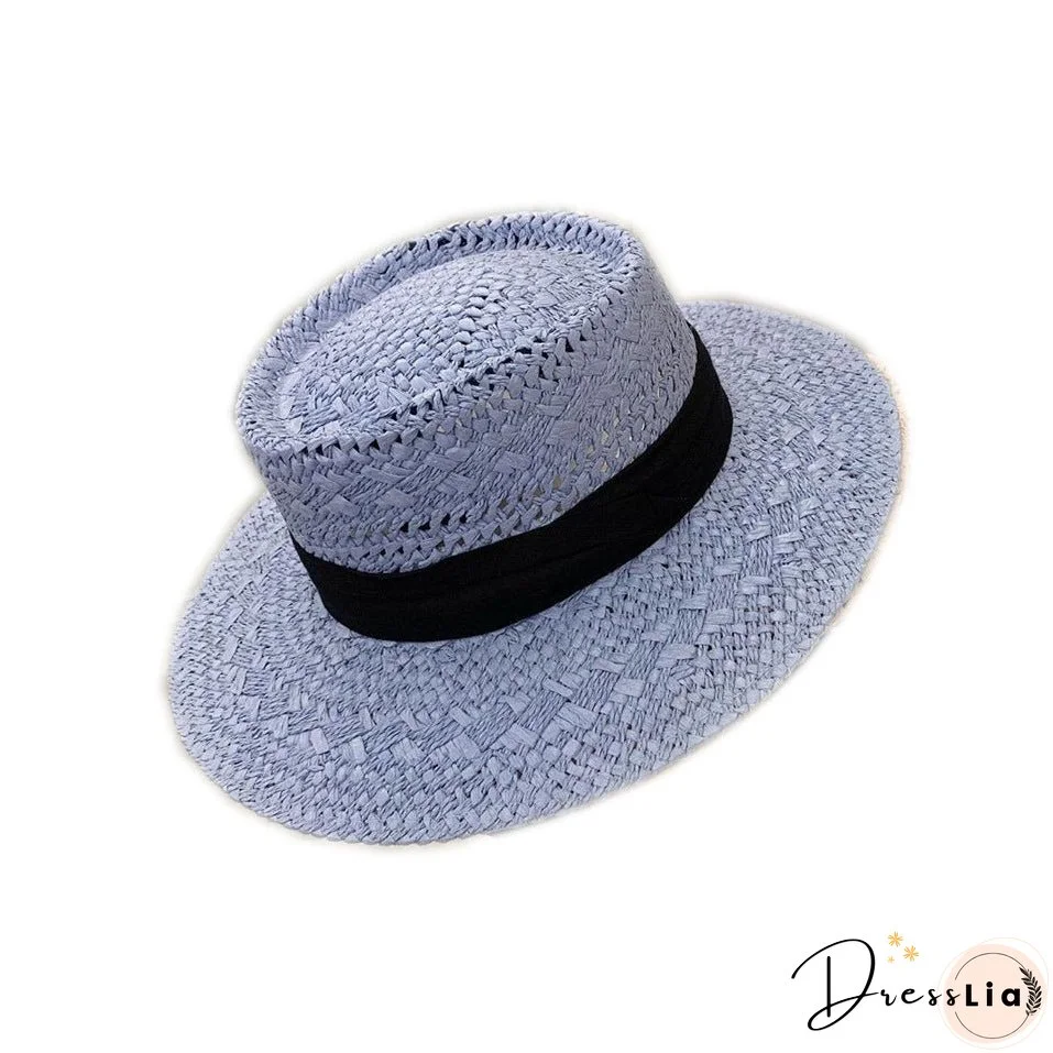 Vented Straw Panama Hat