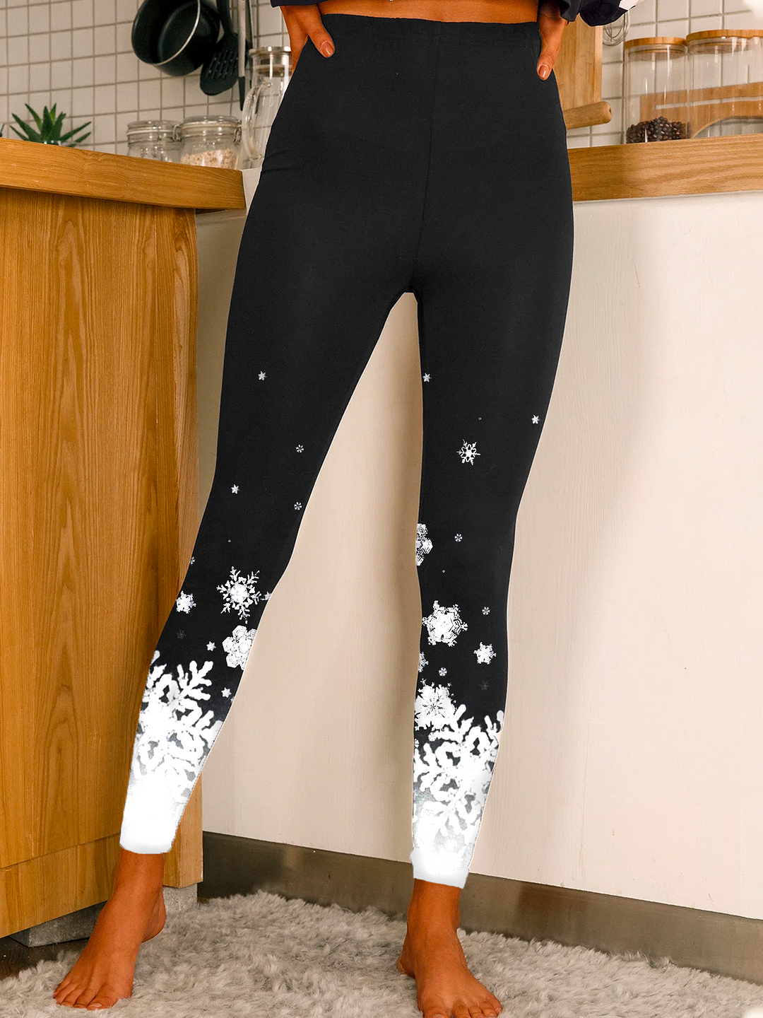 Plus size Christmas Skinny Leggings Leggings