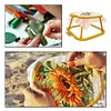 2 Tier Square Embroidery Hoop Removable Snap Sewing Frame for Quilting Stitching