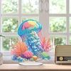 DIY Jellyfish Coral Diamond Painting Desktop Ornaments