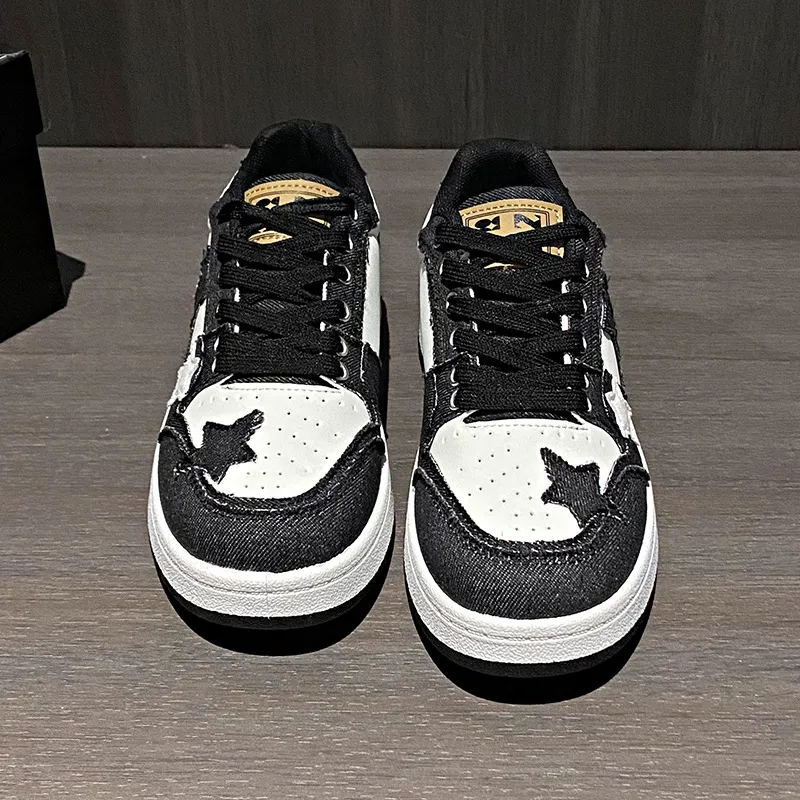 Breakj Breakj And Summer 2025 New Star Couple Men's Shoes Low-Top Shoes Casual Denim Shoes Women's Trend Shoes