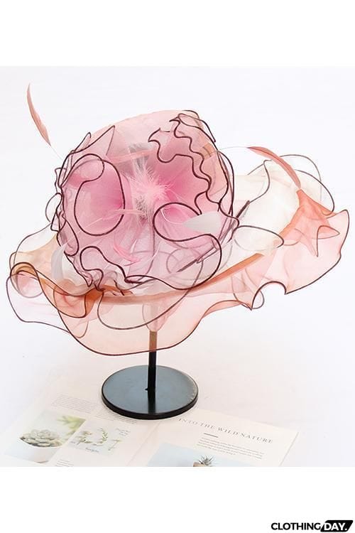 Organza Layer Flower Hat