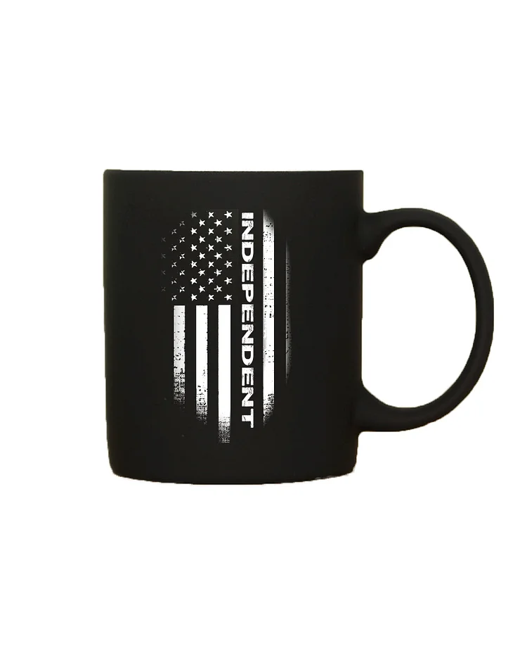 U.S. Flag Marks Independence Day Mug