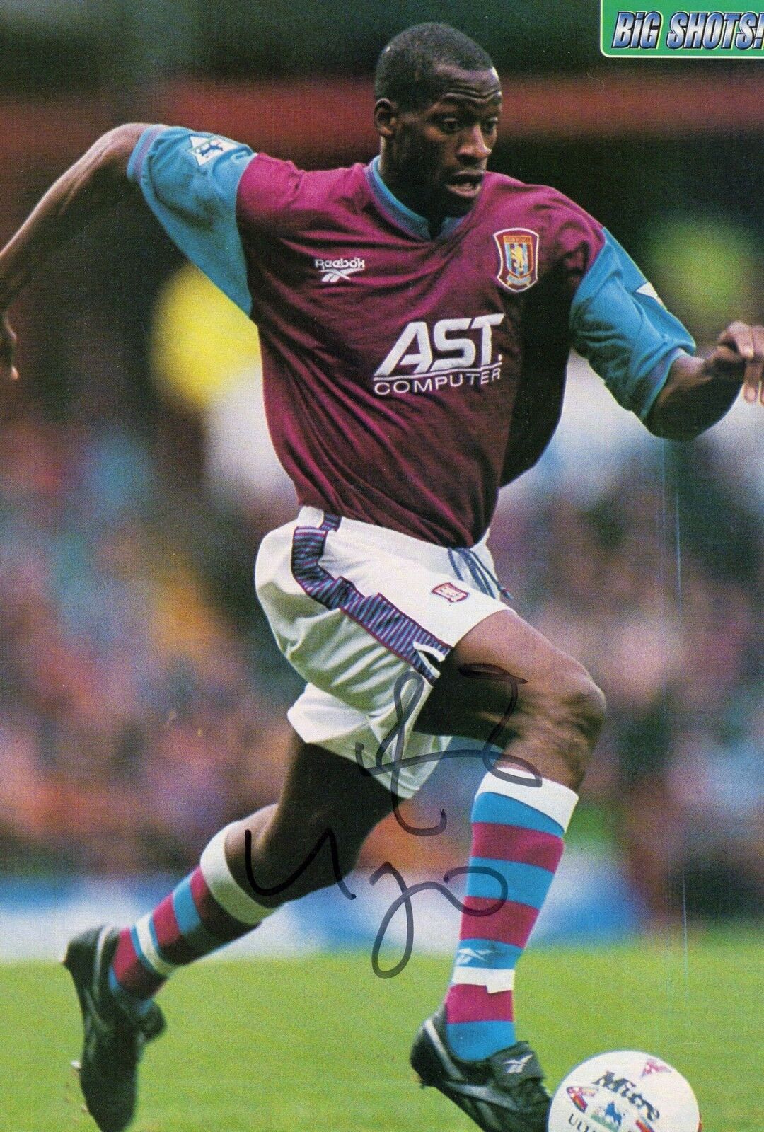 UGO HEGIOGU deceased AUTOGRAPH ASTON VILLA FOOTBALL