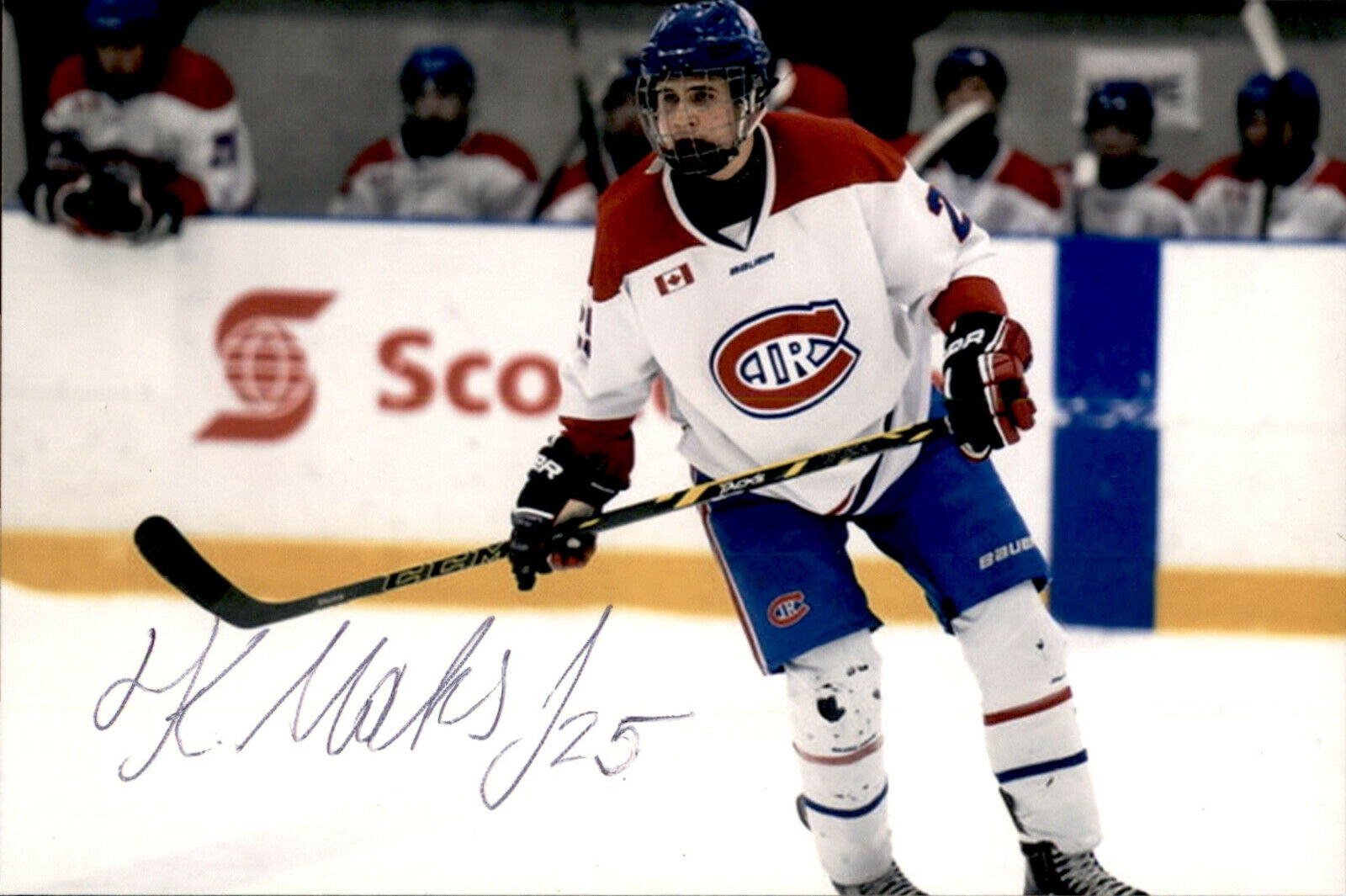 Kirill Maximov SIGNED 4x6 Photo Poster painting NIAGARA ICE DOGS / EDMONTON OILERS #2