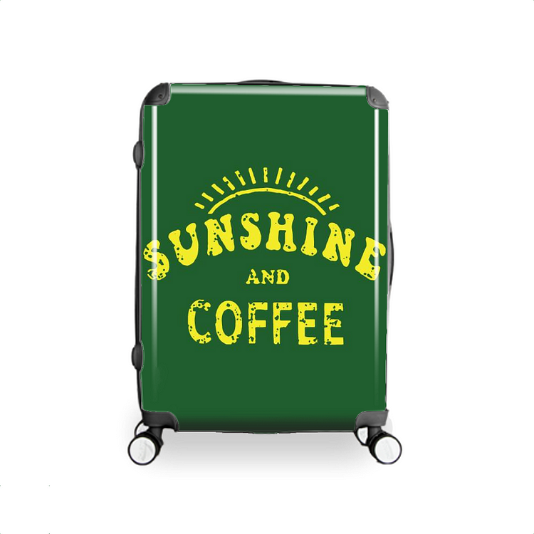 Sunshine And Coffee, Coffee Hardside Luggage