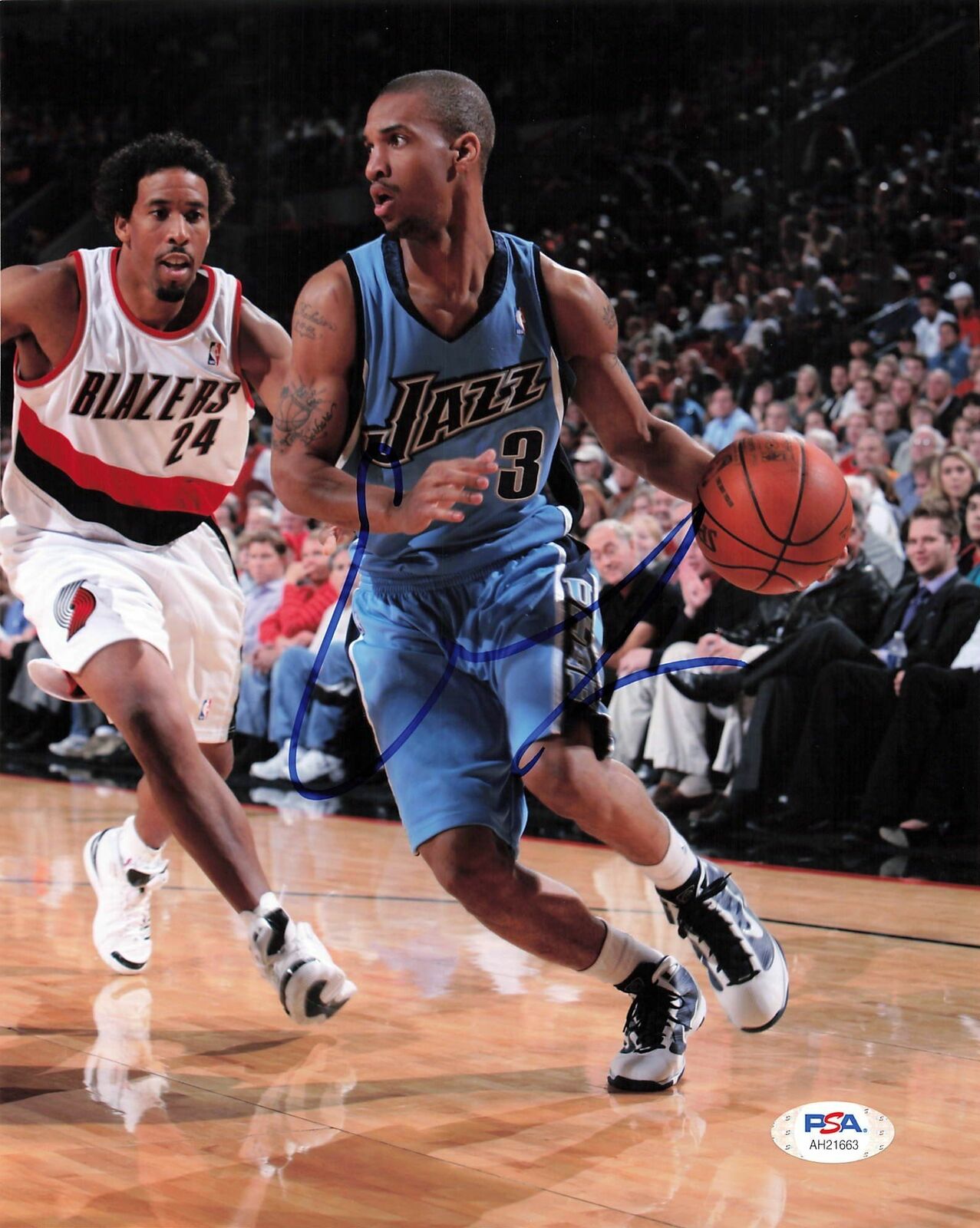 Eric Maynor signed 8x10 Photo Poster painting PSA/DNA Utah Jazz Autographed