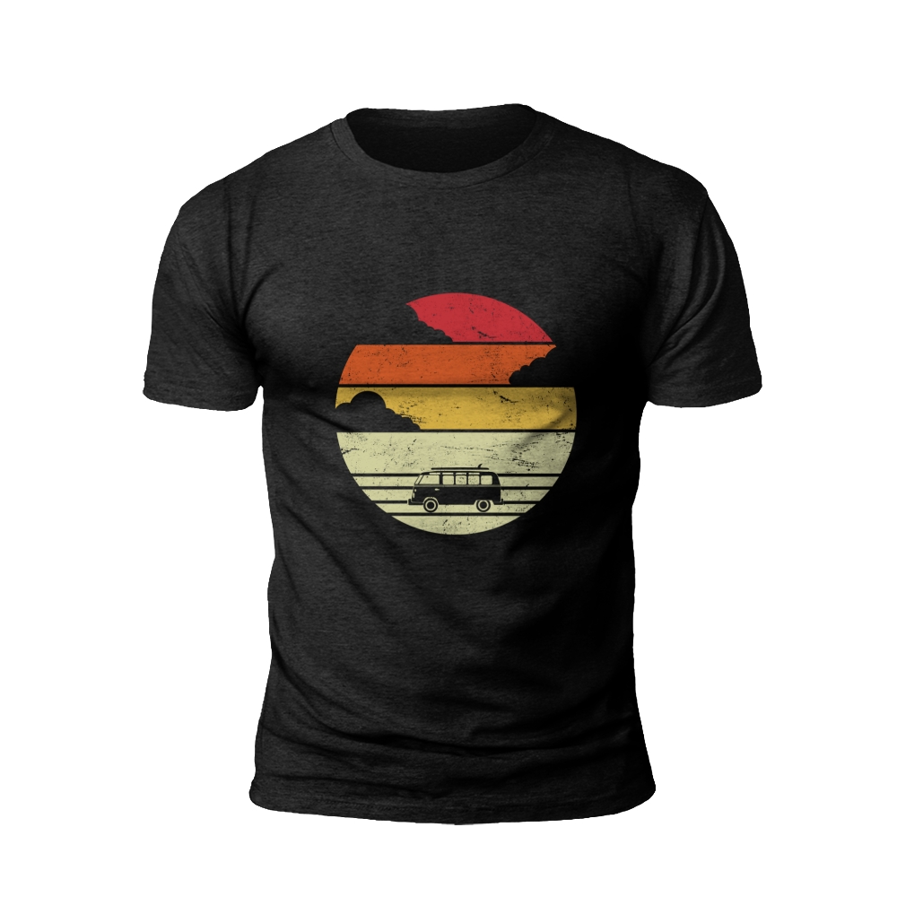 Van Life Adventure: Retro Road Trip T-shirt