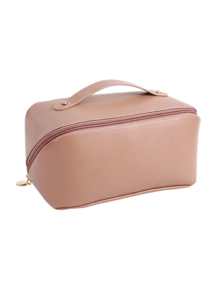 Makeup Bags - Waterproof Cosmetic Toiletry Bag for Women and Girls (Pink)