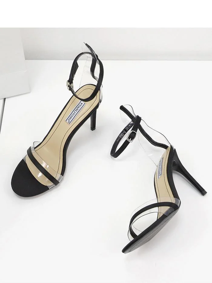 Fashion open-toe one-strap high-heel stiletto sexy sandals