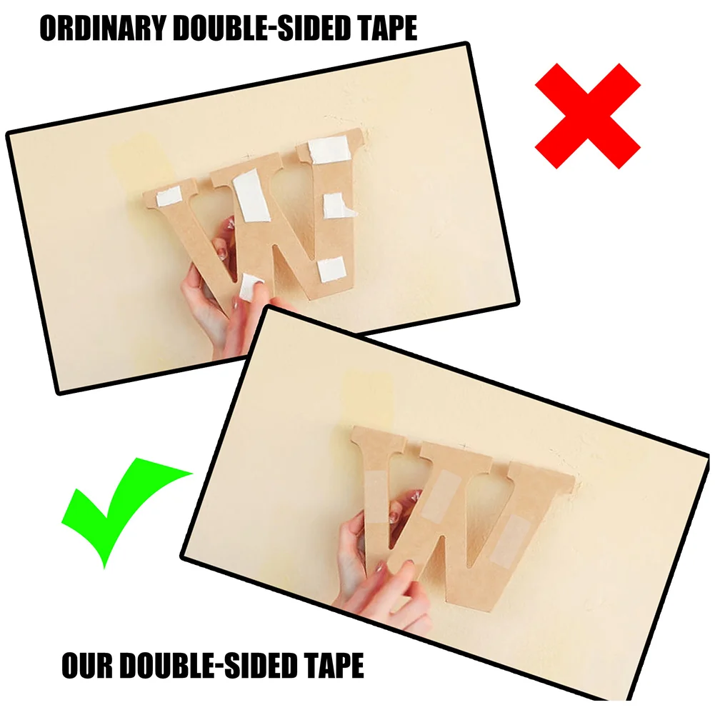 60pcs Strong Double Sided Tape Adhesive Sticky Pad for Kitchen Home Decor