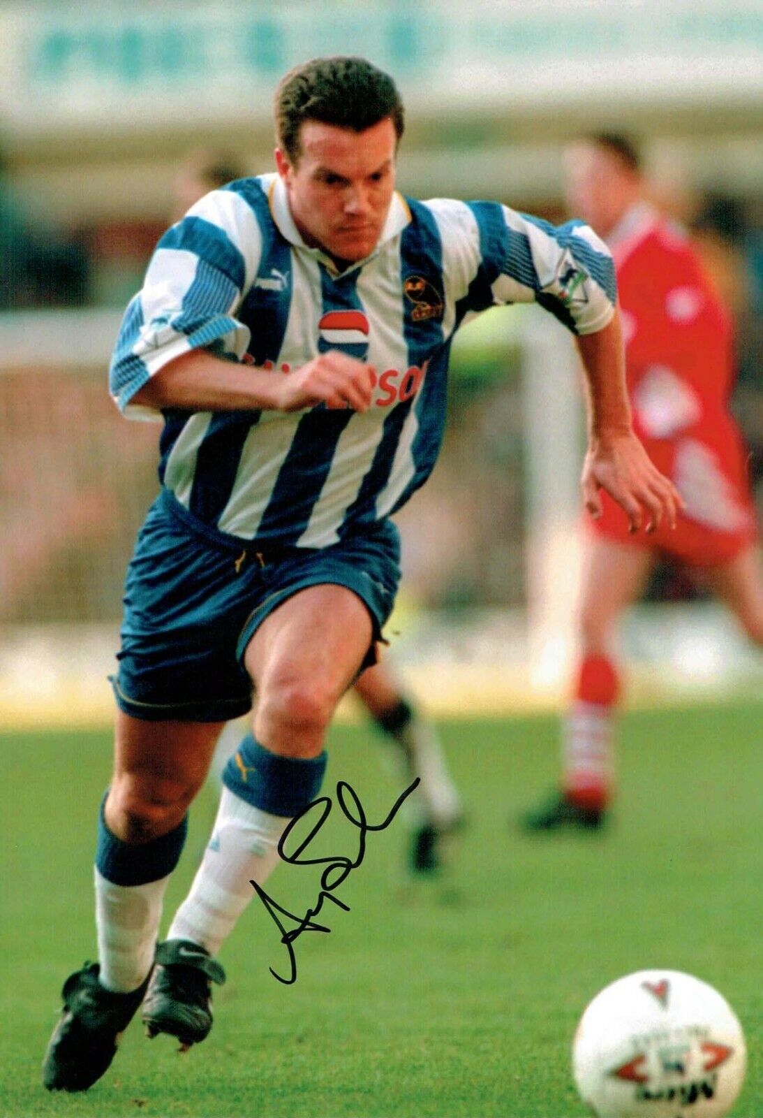 Andy SINTON Signed Autograph Photo Poster painting A Sheffield Wednesday OWLS AFTAL COA WAWAW