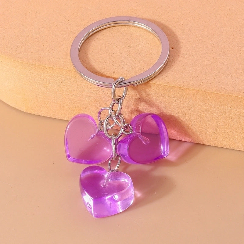 Minimalist Color Block Resin Women’s Keychain