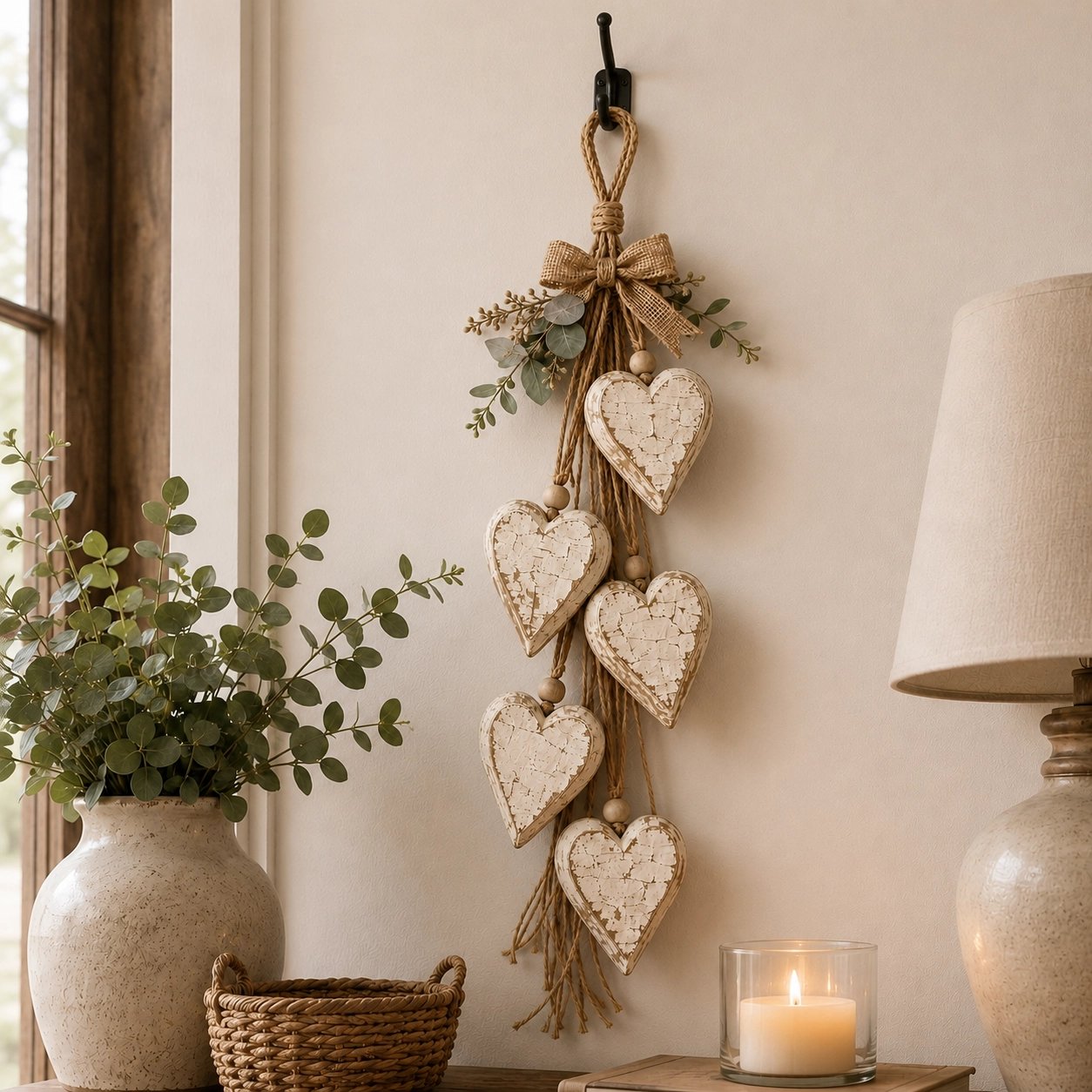 Hanging Heart Wall Decor Hanging Heart Wall Decor