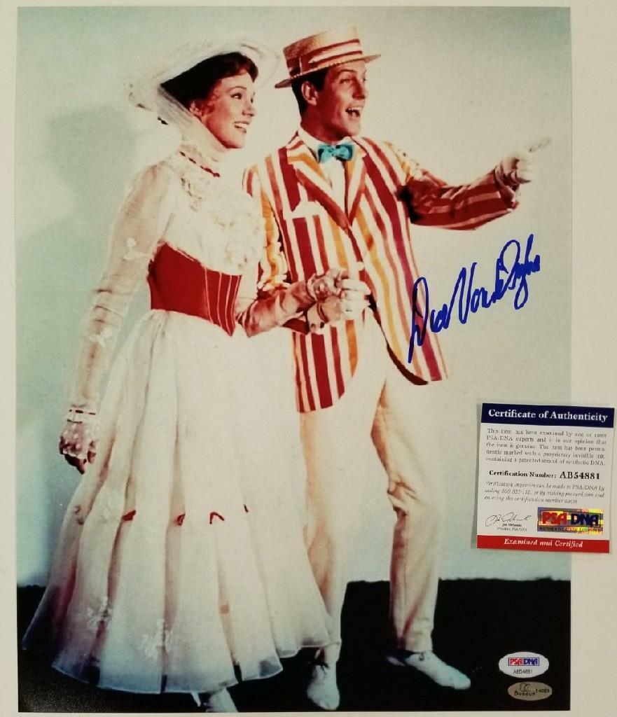 Dick Van Dyke signed Mary Poppins 11x14 Photo Poster painting #7 Autograph ~ PSA/DNA COA