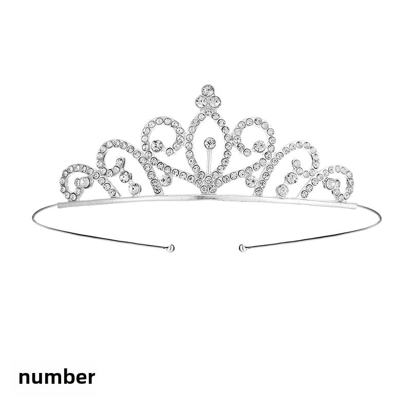 Factory Girl Crown Princess Simple Cute Headband Baby Festival Performance Hair Accessories Bride Crown Wedding Headdress