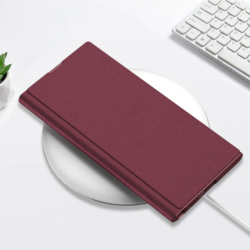 Suitable For Samsung S22 Business Flip Holster Anti-Fall Mobile Phone Case