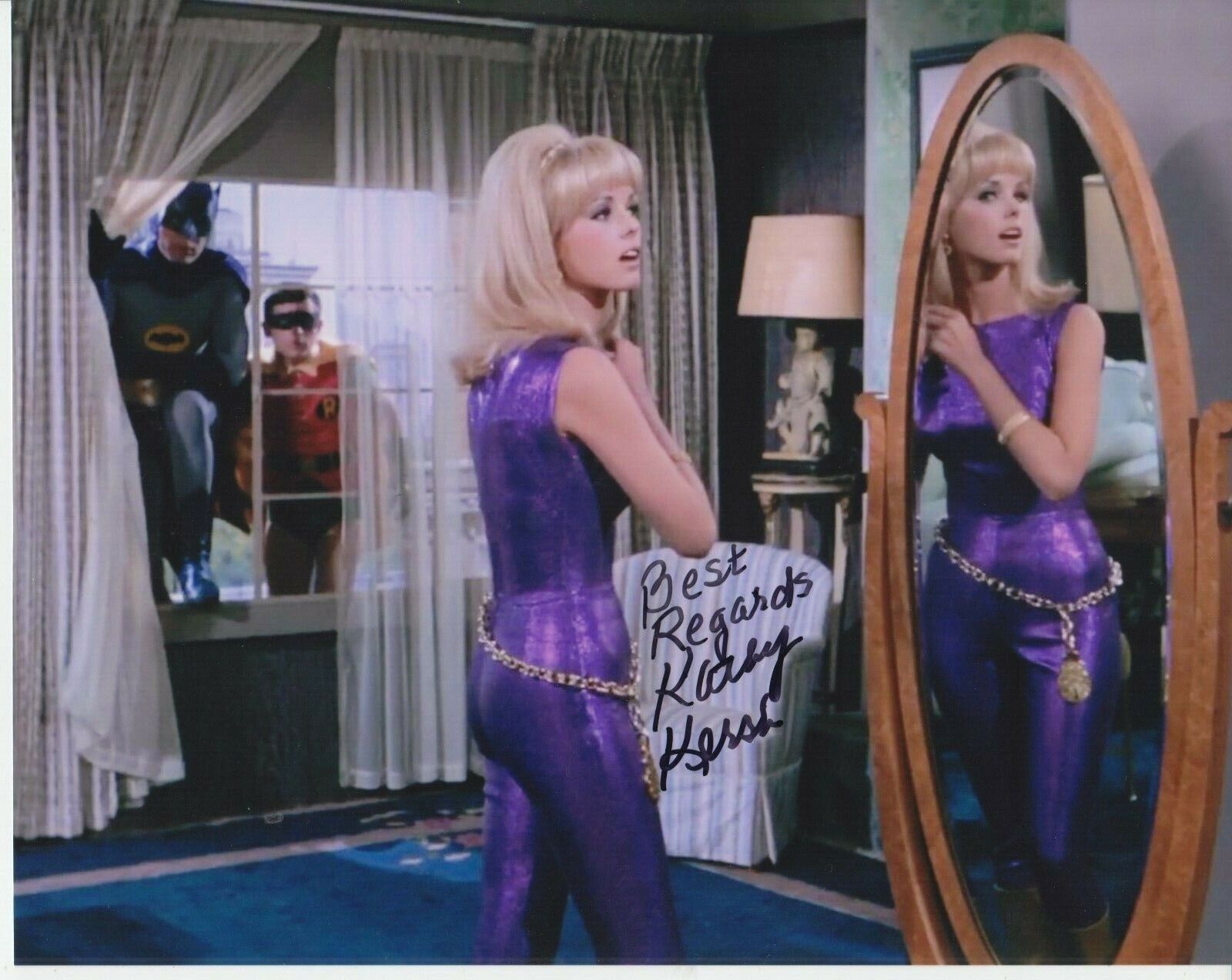 Kathy Kersh (Batman) 8x10 Signed Photo Poster painting w/ COA #1