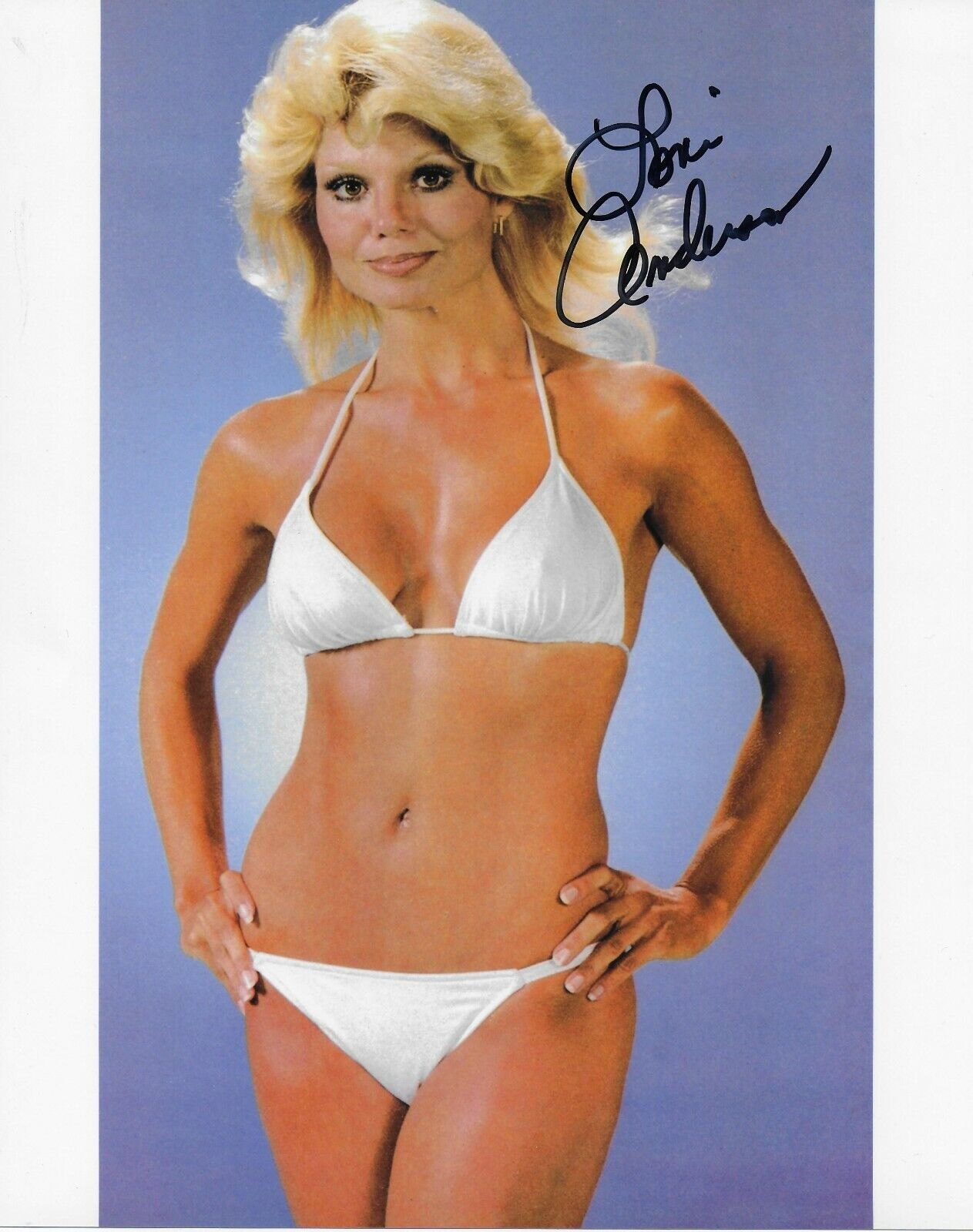 Loni Anderson Signed 8x10 Photo Poster painting - WKRP in Cincinnati BABE - GORGEOUS!!! #17