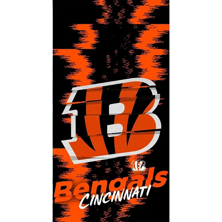 Cincinnati Bengals 30*55CM (Canvas) Full Round Drill Diamond Painting gbfke