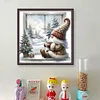 (US Local)Gnome-14CT Counted Cross Stitch Kit(40x40cm)