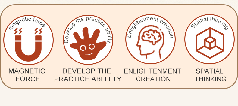 Tegooe Magnetic Building Blocks Set - Educational Designer Toys for Kids