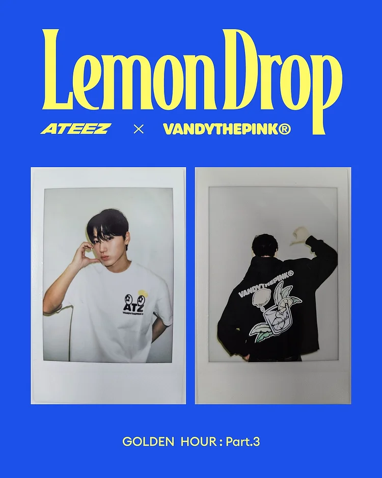 ATEEZ x Vandy The Pink Golden Hour Part: 3 Lemon Drop Hoodie