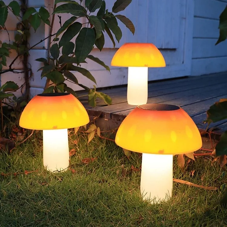 Garden Mushroom Solar Decorative Light CSTWIRE
