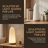 Striped Small Night Light Lamp Brightness Dimmable Aesthetic Ambient Lamp for Bedroom Living Room Christmas Birthday Party