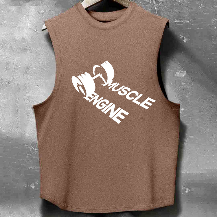 MUSCLE ENGINE Men's washed Tank