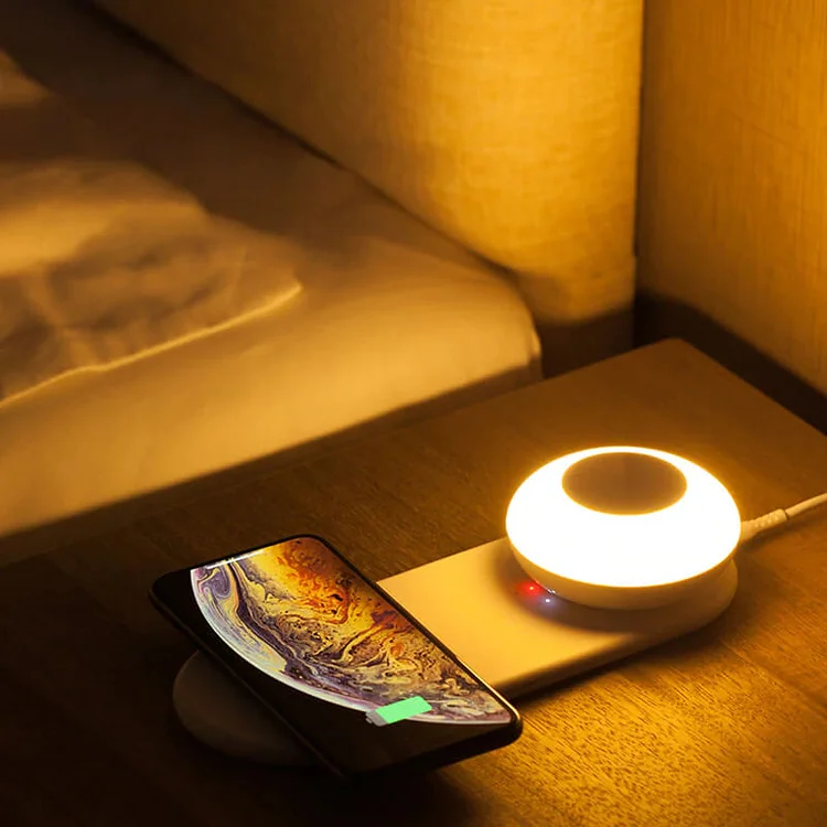 Separate Magnetic Night Light Mobile Phone Wireless Charging Table Lamp