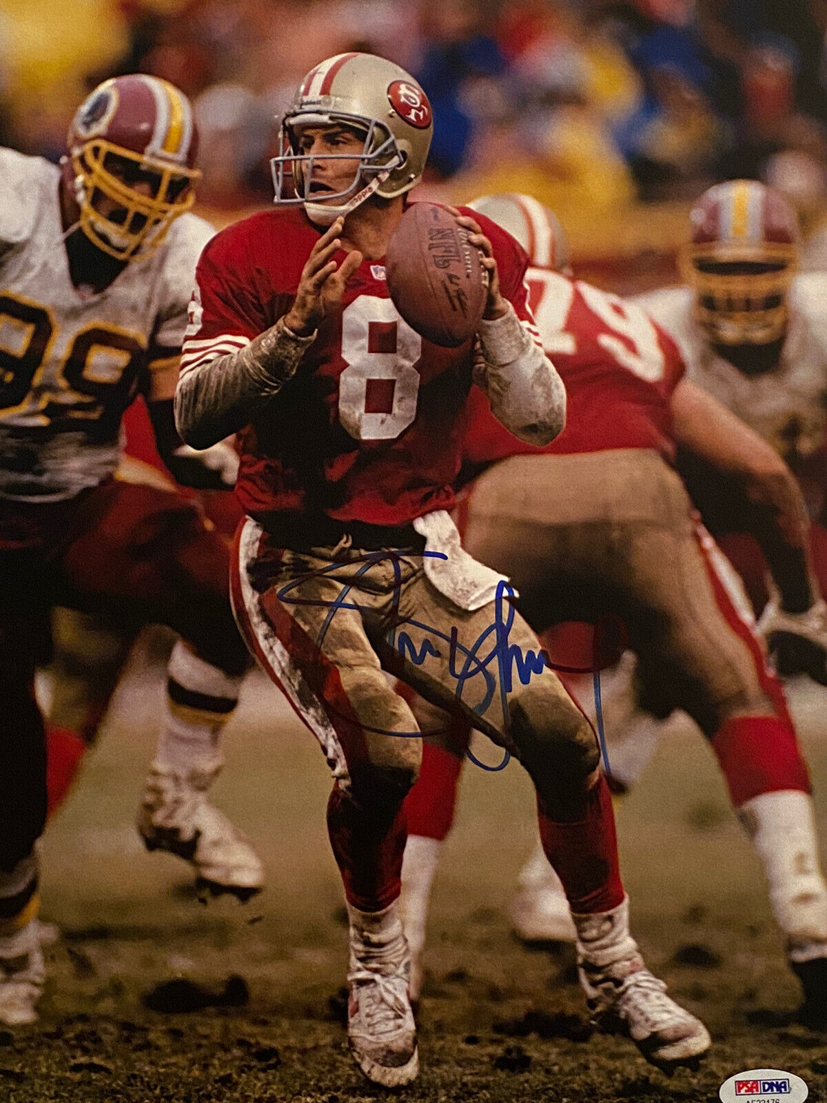 Steve Young San Francisco 49ers Signed 11x14 Photo Poster painting PSA Authenticated COA