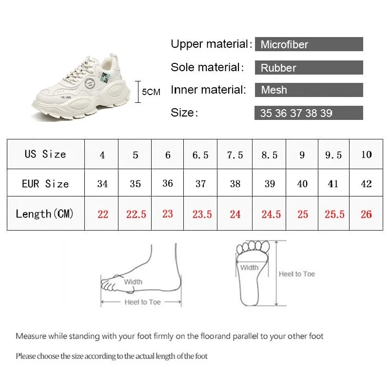 Smile Circle Women Sneakers Flat Platform shoes Spring white Casual Thick bottom Round toe Ladies Shoes